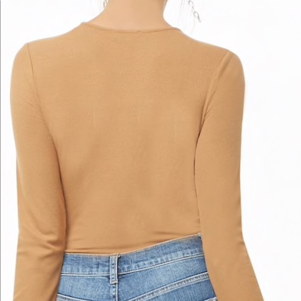 Ribbed knit bodysuit